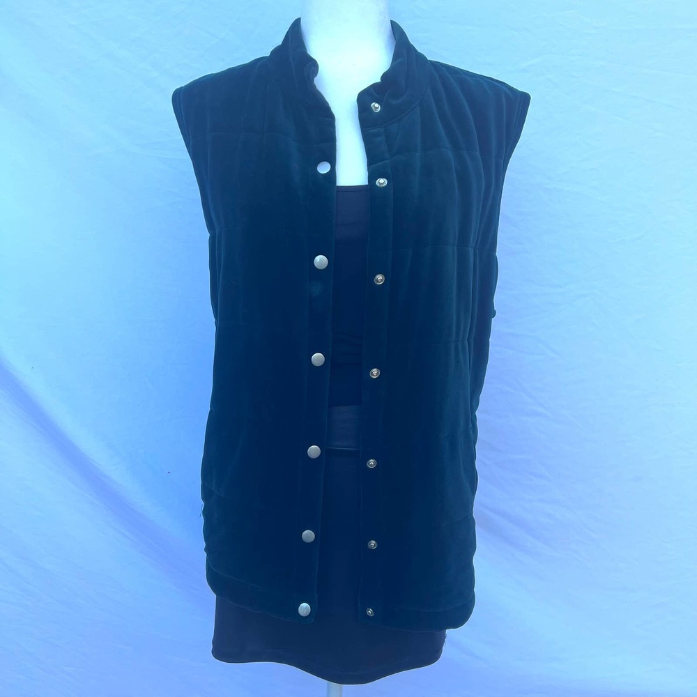 Green Velour Vest